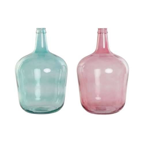 Vrč DKD Home Decor Zelena Roza Kaljeno staklo 25 x 25 x 40 cm (2 kom.) Cijena