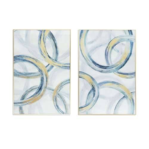 Slika DKD Home Decor Apstraktno moderan 80 x 2,5 x 120 cm (2 kom.) Cijena