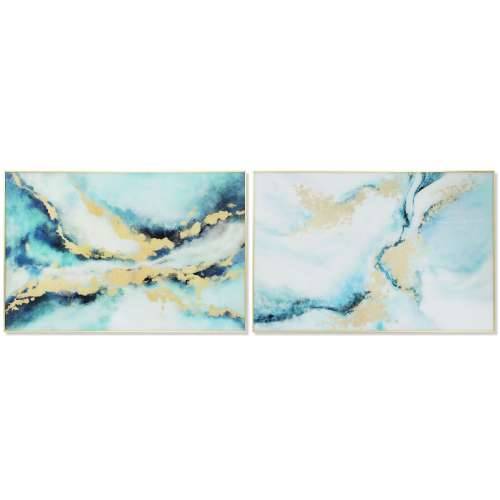 Slika DKD Home Decor 80 x 2,5 x 120 cm Apstraktno moderan (2 kom.) Cijena