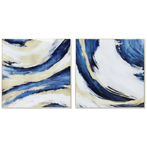 Slika DKD Home Decor 100 x 2,5 x 100 cm Apstraktno moderan (2 kom.) Cijena