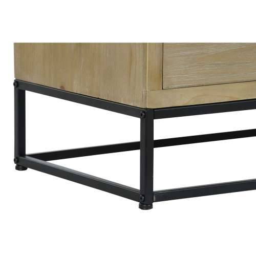Ormarić za hodnik DKD Home Decor Crna Prirodno Metal Drvo MDF 120 x 40 x 64 cm Cijena