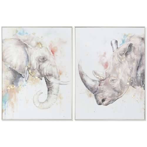Slika DKD Home Decor moderan Životinje 60 x 3,5 x 80 cm (2 kom.) Cijena