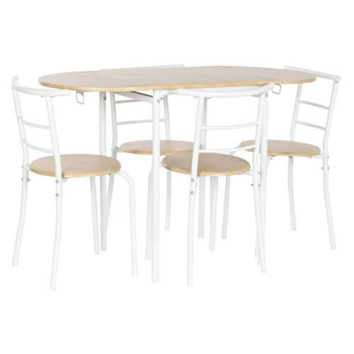 Komplet stola i 4 stolice DKD Home Decor 121 x 55 x 78 cm Cijena