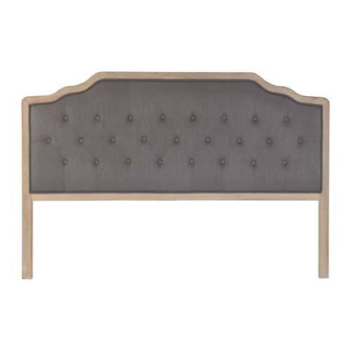 Uzglavlje DKD Home Decor Tamno sivo Kaučukovac 160 x 10 x 120 cm Cijena