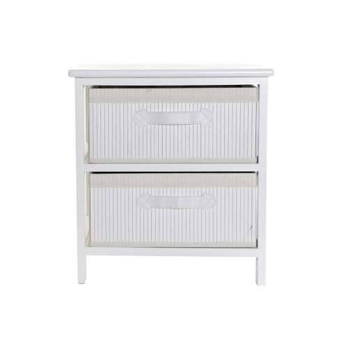 Ormarić s ladicama DKD Home Decor Bijela Bambus Paulovnija 42 x 32 x 45 cm Cijena