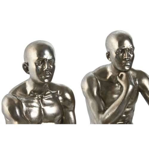 Ukrasna figura Home ESPRIT zlatan Srebrna 19 x 13,5 x 22 cm (2 kom.) Cijena
