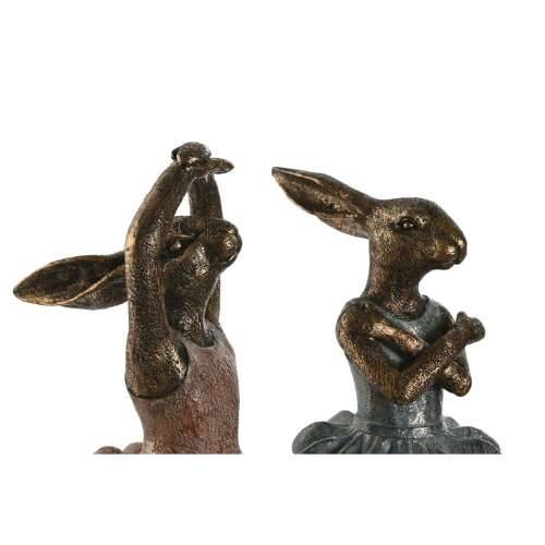 Ukrasna figura Home ESPRIT Plava Roza zlatan romantični Plesačica Klasičnog Plesa 13 x 12 x 30,5 cm (2 kom.) Cijena