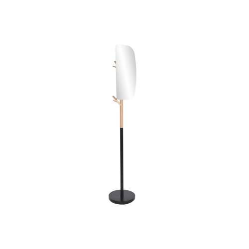 Mēteļu stends Home ESPRIT Crna Prirodno Drvo Metal Scandi 33 x 33 x 185 cm Cijena