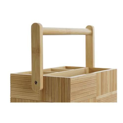 Košara za pribor za jelo DKD Home Decor Prirodno Bambus 27 x 16,5 x 11,5 cm Cijena