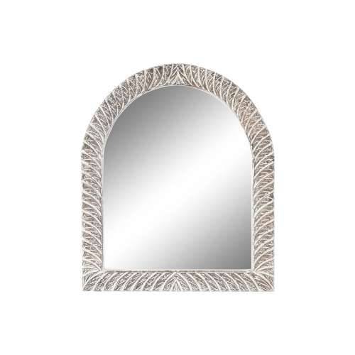 Zidno ogledalo Home ESPRIT Bijela Smeđa Decapé rezbareno 75 x 4 x 90 cm Cijena