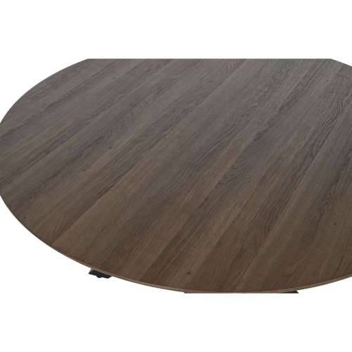 Blagavaonski stol Home ESPRIT Smeđa Crna Željezo Drvo MDF 120 x 120 x 75 cm Cijena