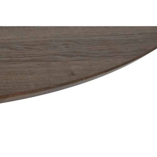 Blagavaonski stol Home ESPRIT Smeđa Crna Željezo Drvo MDF 120 x 120 x 75 cm Cijena