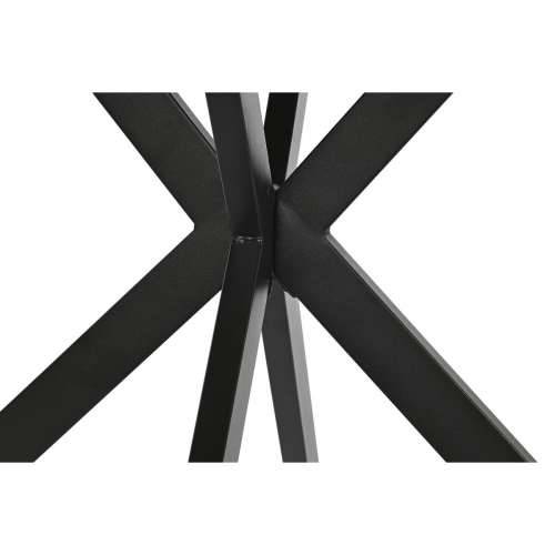 Blagavaonski stol Home ESPRIT Smeđa Crna Željezo Drvo MDF 120 x 120 x 75 cm Cijena