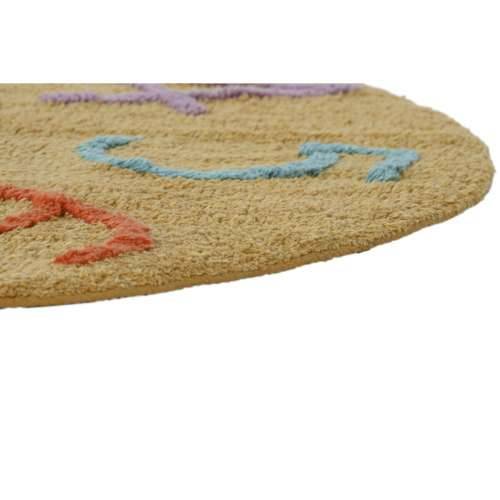 Tepih Home ESPRIT Zelena Roza Horčica Children’s 100 x 100 x 1 cm Cijena