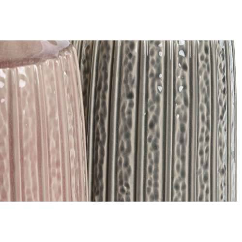 Vrč Home ESPRIT Siva Roza Porculan 15 x 15 x 31 cm (2 kom.) Cijena