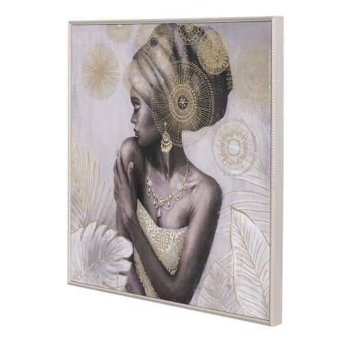 Slika Home ESPRIT Kolonijalni zlatan Afrikanka 80 x 2,8 x 80 cm (2 kom.) Cijena