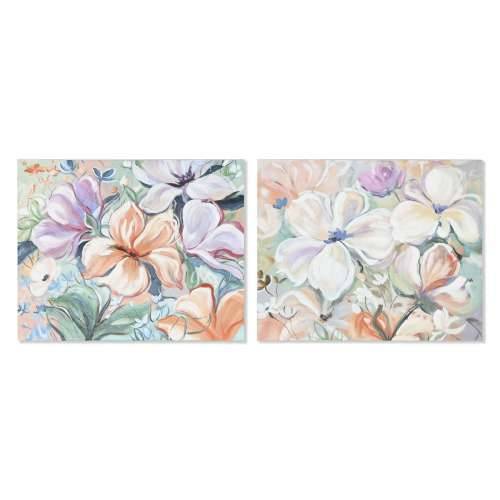 Slika Home ESPRIT Ziedi Shabby Chic 100 x 3,7 x 80 cm (2 kom.) Cijena