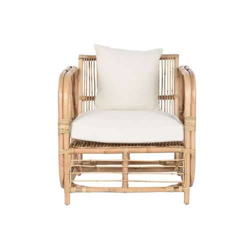 Fotelja Home ESPRIT Bijela Prirodno 72 x 77 x 80 cm Cijena