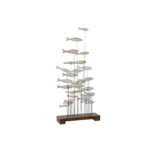 Ukrasna figura Home ESPRIT Bijela Smeđa Spirale 45 x 15 x 100 cm Cijena