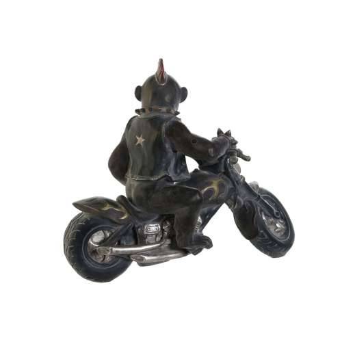 Ukrasna figura Home ESPRIT Tamno sivo Motorist 24 x 15 x 29 cm (2 kom.) Cijena