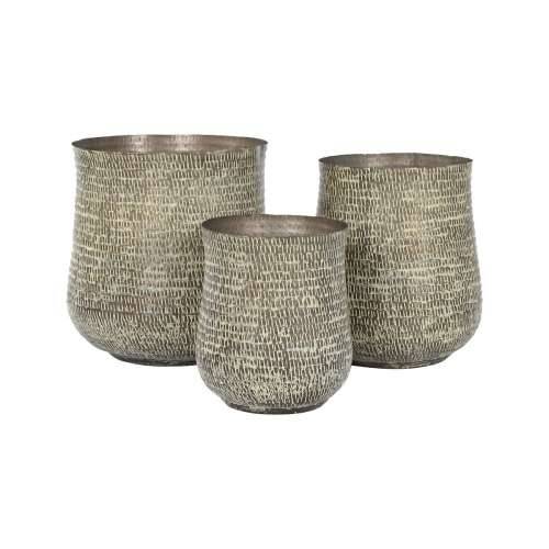 Set žardinjera Home ESPRIT Zelena Aluminij 44 x 44 x 46 cm Cijena