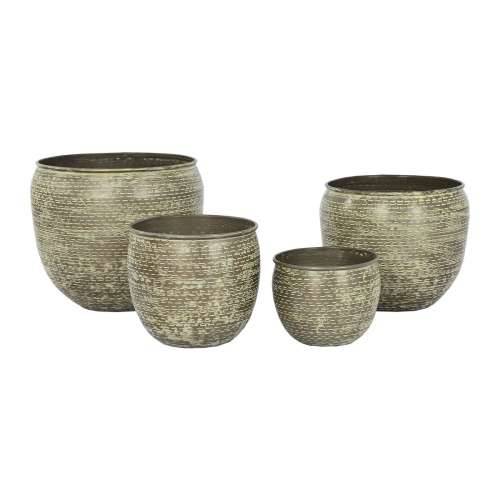 Set žardinjera Home ESPRIT Zelena Aluminij 39 x 39 x 33 cm Cijena