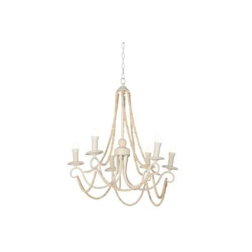 Stropna svjetiljka Home ESPRIT Bijela Svijetlo smeđi Drvo Metal 25 W 60 x 53 x 55 cm Cijena
