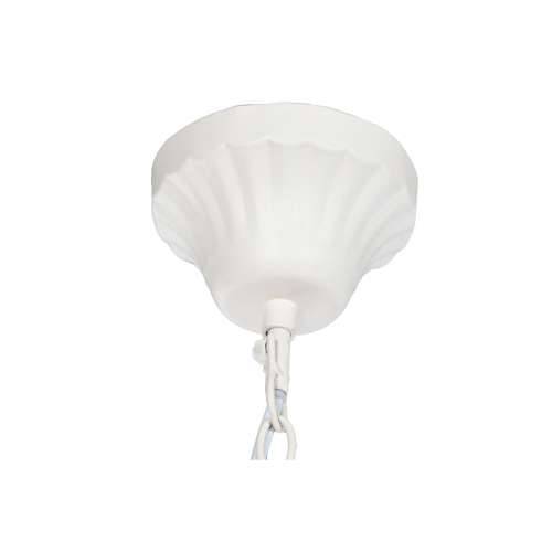 Stropna svjetiljka Home ESPRIT Bijela Svijetlo smeđi Drvo Metal 25 W 60 x 53 x 55 cm Cijena