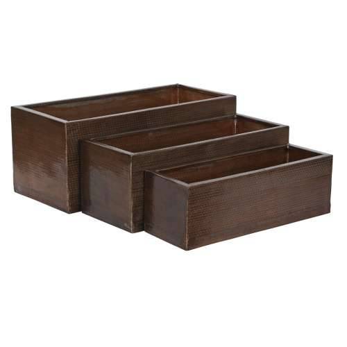 Set žardinjera Home ESPRIT zlatan Aluminij 100 x 43 x 40 cm Cijena