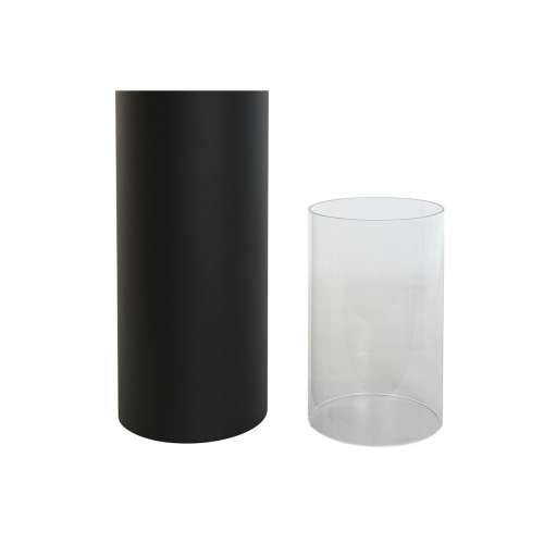 Set Svijećnjaka Home ESPRIT Crna Metal Kristal 27 x 27 x 125 cm (2 kom.) Cijena