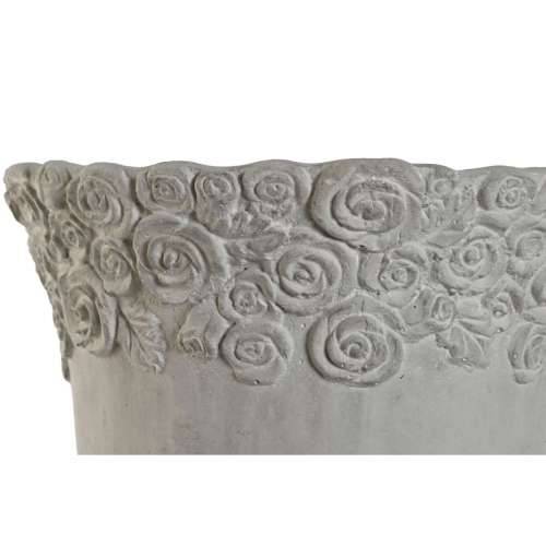 Tegla za biljke Home ESPRIT Bijela Cement romantični Istrošeno 31 x 31 x 49 cm Cijena