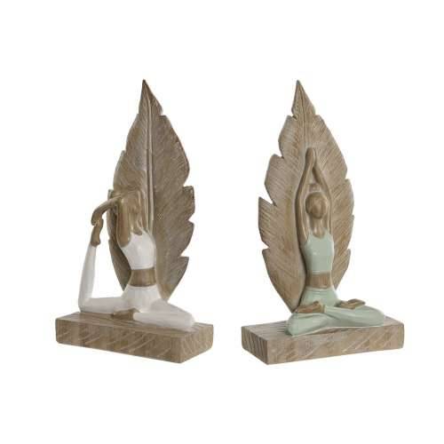 Ukrasna figura Home ESPRIT Bijela Zelena Scandi 15,5 x 7,5 x 26,5 cm (2 kom.) Cijena