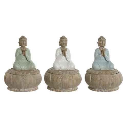 Ukrasna figura Home ESPRIT Bijela Zelena Turkizno Orijentalno 11 x 11 x 15 cm (3 kom.) Cijena