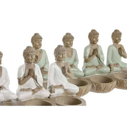 Ukrasna figura Home ESPRIT Bijela Zelena Buda Orijentalno 24 x 9 x 11 cm (2 kom.) Cijena