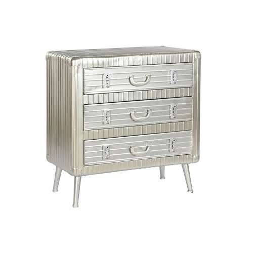 Ormarić s ladicama Home ESPRIT Srebrna Metal Drvo MDF Vintage 80 x 39 x 82 cm Cijena
