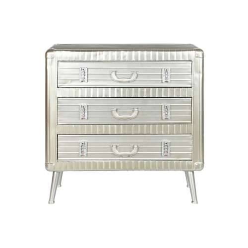 Ormarić s ladicama Home ESPRIT Srebrna Metal Drvo MDF Vintage 80 x 39 x 82 cm Cijena