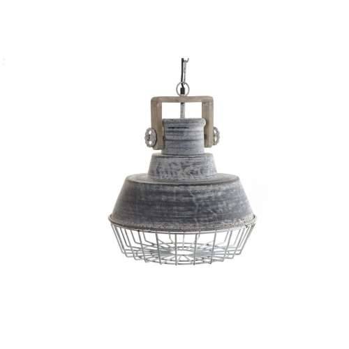 Stropna svjetiljka Home ESPRIT Siva Drvo Metal Željezo 25 W 39 x 39 x 45 cm Cijena