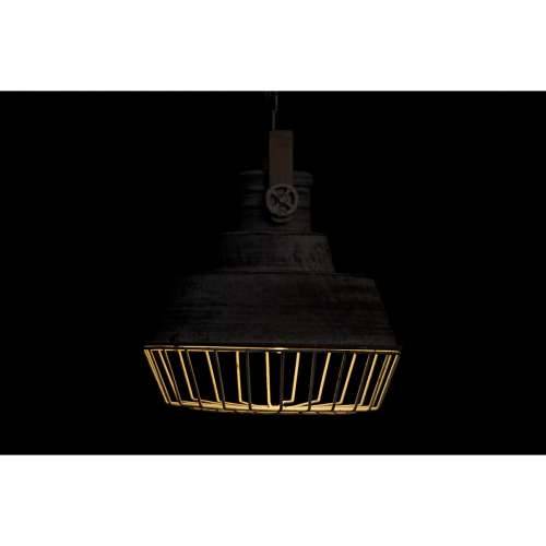 Stropna svjetiljka Home ESPRIT Siva Drvo Metal Željezo 25 W 39 x 39 x 45 cm Cijena