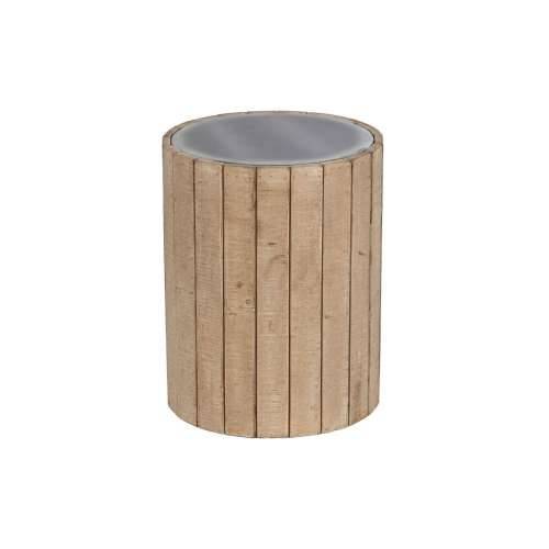 Pomoćni stolić Home ESPRIT Prirodno Jela Drvo MDF 36 x 36 x 45 cm Cijena