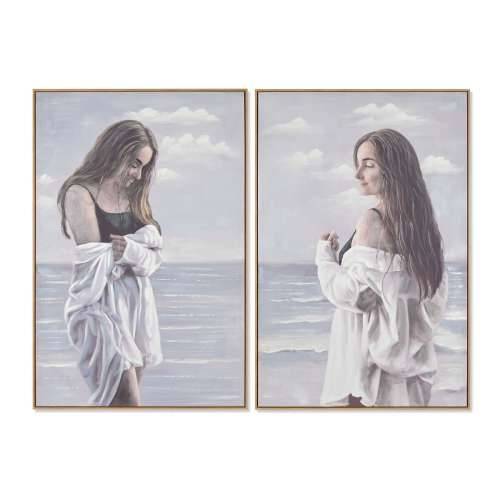 Slika Home ESPRIT Dama Mediteran 80 x 3,5 x 120 cm (2 kom.) Cijena
