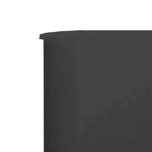 Vjetrobran s 3 panela od tkanine 400 x 120 cm antracit - Antracit 400 x 120 cm 1 Cijena