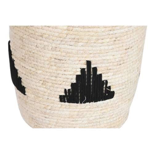 Set Košara Home ESPRIT Crna Siva Prirodno Morska trava Boho 33 x 33 x 40 cm (2 kom.) Cijena