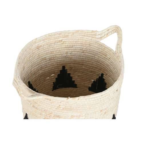 Set Košara Home ESPRIT Crna Siva Prirodno Morska trava Boho 33 x 33 x 40 cm (2 kom.) Cijena