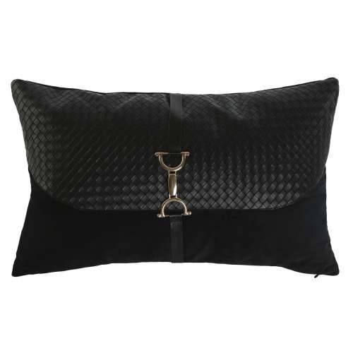 Jastuk Home ESPRIT Crna zlatan 50 x 10 x 30 cm Cijena