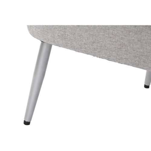 Fotelja Home ESPRIT Siva Srebrna 71 x 68 x 81 cm Cijena