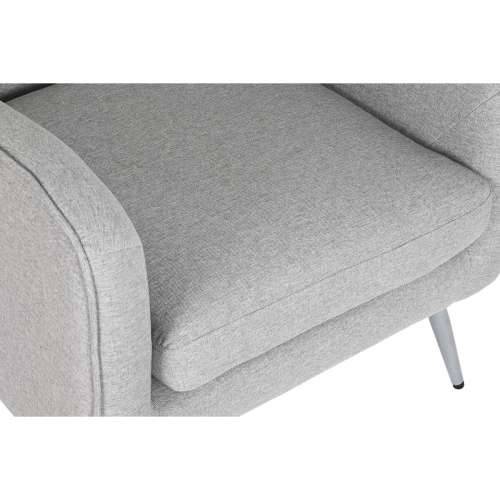 Fotelja Home ESPRIT Siva Srebrna 71 x 68 x 81 cm Cijena