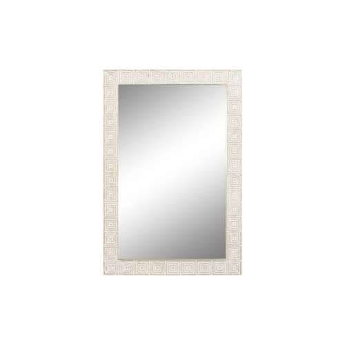 Zidno ogledalo Home ESPRIT Bijela Prirodno Indijac 94 x 3 x 140 cm 120 x 3 x 76 cm Cijena