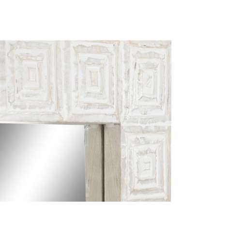 Zidno ogledalo Home ESPRIT Bijela Prirodno Indijac 94 x 3 x 140 cm 120 x 3 x 76 cm Cijena