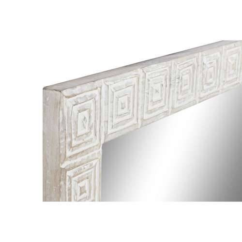 Zidno ogledalo Home ESPRIT Bijela Prirodno Indijac 94 x 3 x 140 cm 120 x 3 x 76 cm Cijena