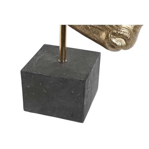 Ukrasna figura Home ESPRIT Crna zlatan 33 x 24 x 43,5 cm Cijena